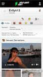 Mobile Screenshot of evilyn13.deviantart.com