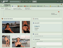 Tablet Screenshot of evilyn13.deviantart.com