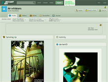 Tablet Screenshot of mr-whiskers.deviantart.com