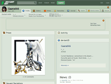 Tablet Screenshot of gaara666.deviantart.com