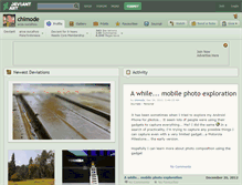 Tablet Screenshot of chimode.deviantart.com
