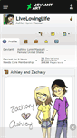 Mobile Screenshot of livelovinglife.deviantart.com