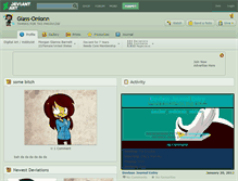 Tablet Screenshot of glass-onionn.deviantart.com