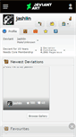 Mobile Screenshot of jashiin.deviantart.com
