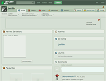 Tablet Screenshot of jashiin.deviantart.com