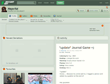 Tablet Screenshot of maya-kai.deviantart.com
