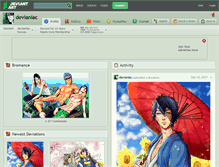 Tablet Screenshot of devianiac.deviantart.com