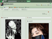 Tablet Screenshot of ezrashadowstorm.deviantart.com