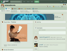 Tablet Screenshot of antaresestrella.deviantart.com