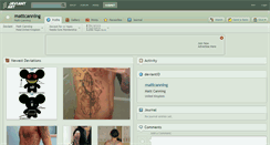 Desktop Screenshot of mattcanning.deviantart.com