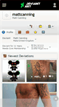 Mobile Screenshot of mattcanning.deviantart.com