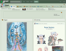 Tablet Screenshot of esteel.deviantart.com