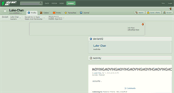 Desktop Screenshot of luke-chan.deviantart.com