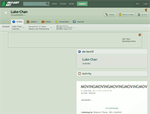 Tablet Screenshot of luke-chan.deviantart.com