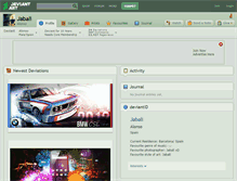 Tablet Screenshot of jabali.deviantart.com