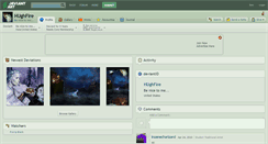 Desktop Screenshot of hughfire.deviantart.com
