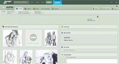 Desktop Screenshot of andrian.deviantart.com