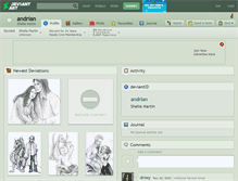 Tablet Screenshot of andrian.deviantart.com