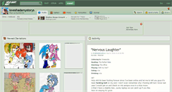 Desktop Screenshot of loveshadamystorys.deviantart.com