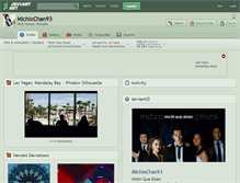 Tablet Screenshot of michixchan93.deviantart.com