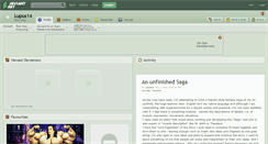 Desktop Screenshot of lupus14.deviantart.com