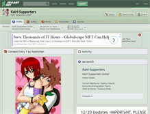 Tablet Screenshot of kairi-supporters.deviantart.com