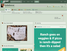 Tablet Screenshot of foxfanforever.deviantart.com