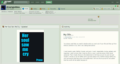 Desktop Screenshot of dreamgoddess.deviantart.com