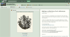Desktop Screenshot of conceptartists.deviantart.com