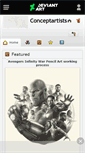 Mobile Screenshot of conceptartists.deviantart.com