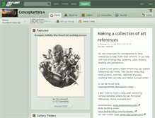 Tablet Screenshot of conceptartists.deviantart.com