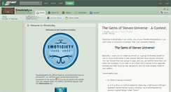 Desktop Screenshot of emoticiety.deviantart.com