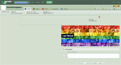 Desktop Screenshot of gemstonequeen.deviantart.com