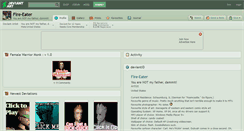 Desktop Screenshot of fire-eater.deviantart.com