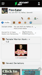 Mobile Screenshot of fire-eater.deviantart.com