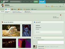 Tablet Screenshot of anlena.deviantart.com
