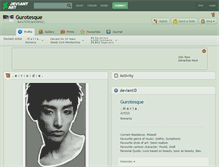 Tablet Screenshot of gurotesque.deviantart.com
