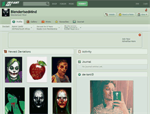 Tablet Screenshot of blenderisedmind.deviantart.com