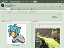 Tablet Screenshot of project-stridokou.deviantart.com