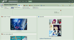 Desktop Screenshot of kurumi-flamesamurai.deviantart.com