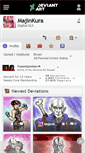 Mobile Screenshot of majinkura.deviantart.com