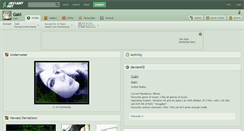 Desktop Screenshot of gaki.deviantart.com