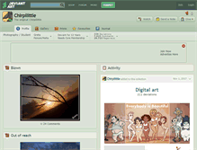 Tablet Screenshot of chirpilittle.deviantart.com