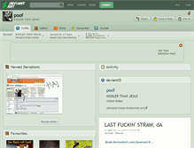 Tablet Screenshot of poof.deviantart.com