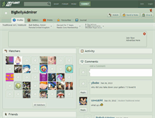 Tablet Screenshot of bigbellyadmirer.deviantart.com