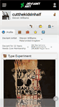 Mobile Screenshot of cutthekidsinhalf.deviantart.com