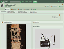 Tablet Screenshot of cutthekidsinhalf.deviantart.com