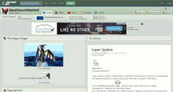 Desktop Screenshot of blackfalconwhitewolf.deviantart.com