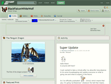 Tablet Screenshot of blackfalconwhitewolf.deviantart.com