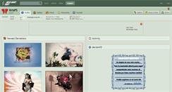 Desktop Screenshot of krisps.deviantart.com